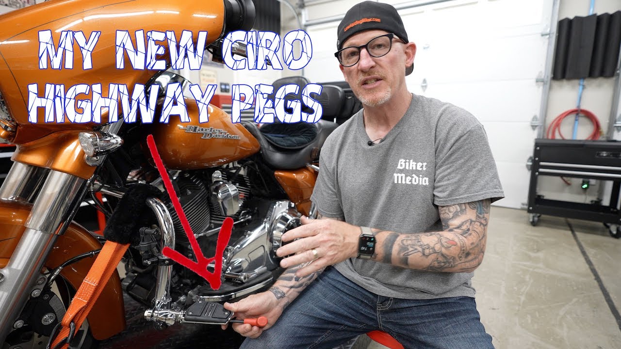 Ciro Highway Footrests & Clamps For Your Harley or other Touring Motorcycle!