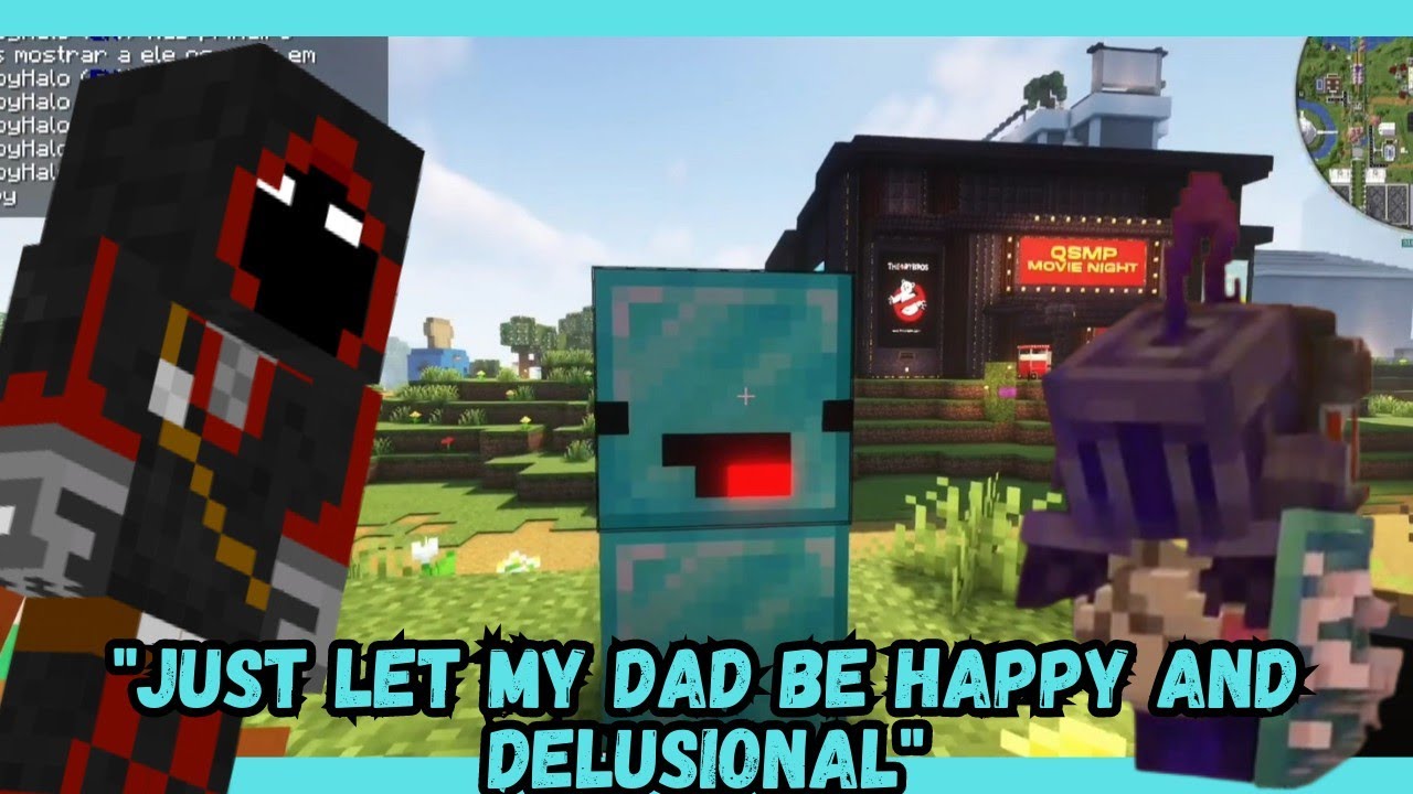 BADBOYHALO has a mental breakdown and starts to hallucinate about SKEPPY #qsmp