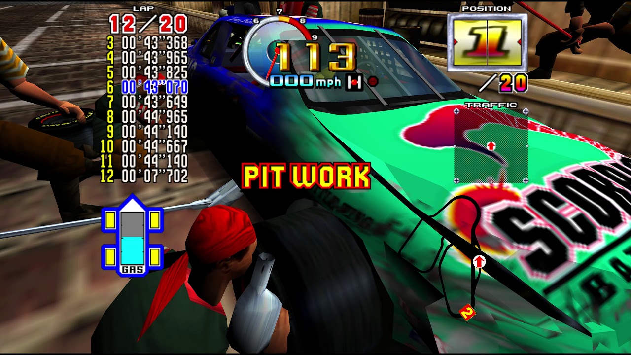 Daytona USA 2 - GRAND PRIX Advanced, Normal Car (4k 60fps)