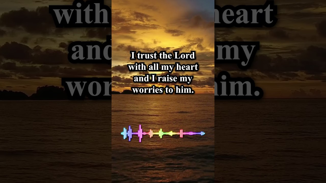Positive Christian Affirmations for Anxiety | Positive Morning Affirmations | Positive Thinking