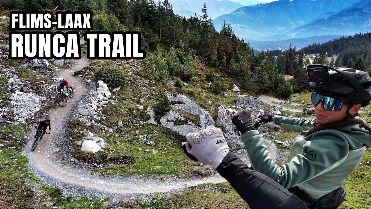 Ich finde sie fährt richtig gut 👩🏻 was denkt ihr? | RUNCA TRAIL in Flims