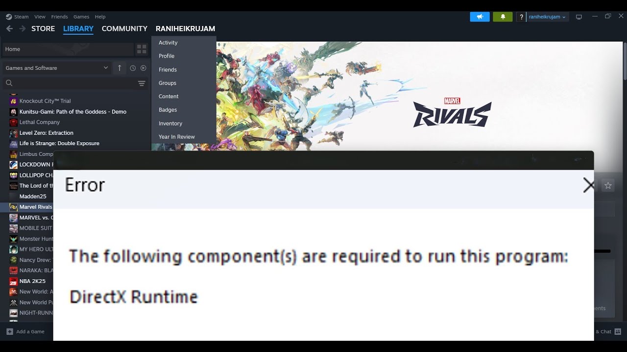 Как исправить ошибку The Following Components Are Required To Run This Program DirectX Runtime в ...