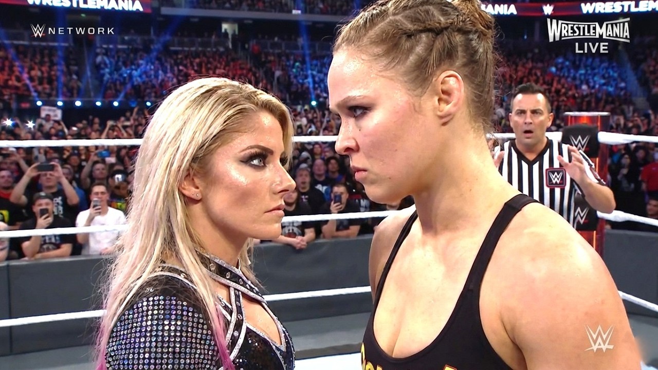 Ronda Rousey vs. Alexa Bliss Full Match WWE