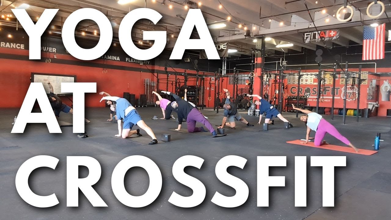 Weight Loss Progress - Yoga Class at CrossFit Gym