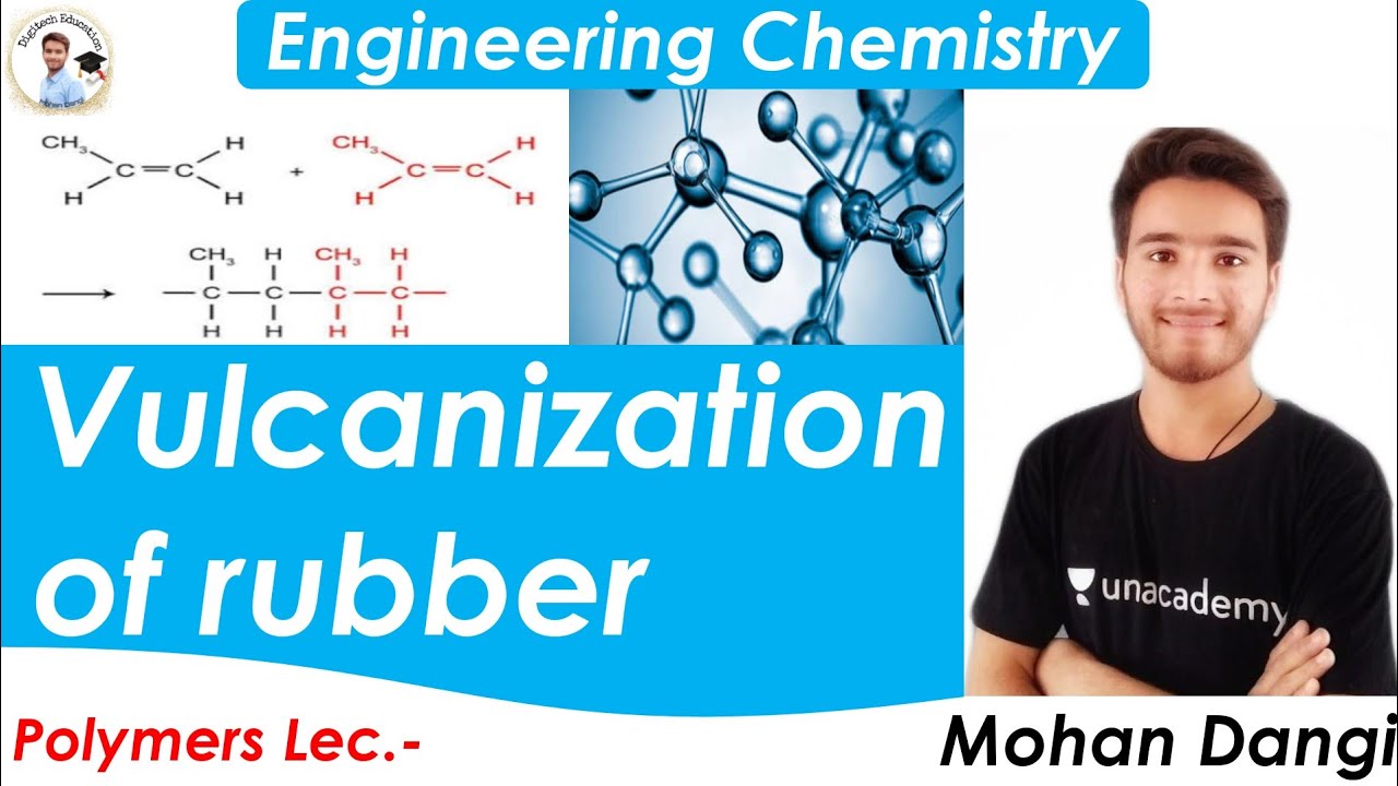 Vulcanisation of rubber | Polymer | rubber | engineering chemistry | Mohan Dangi | valcanised rubber