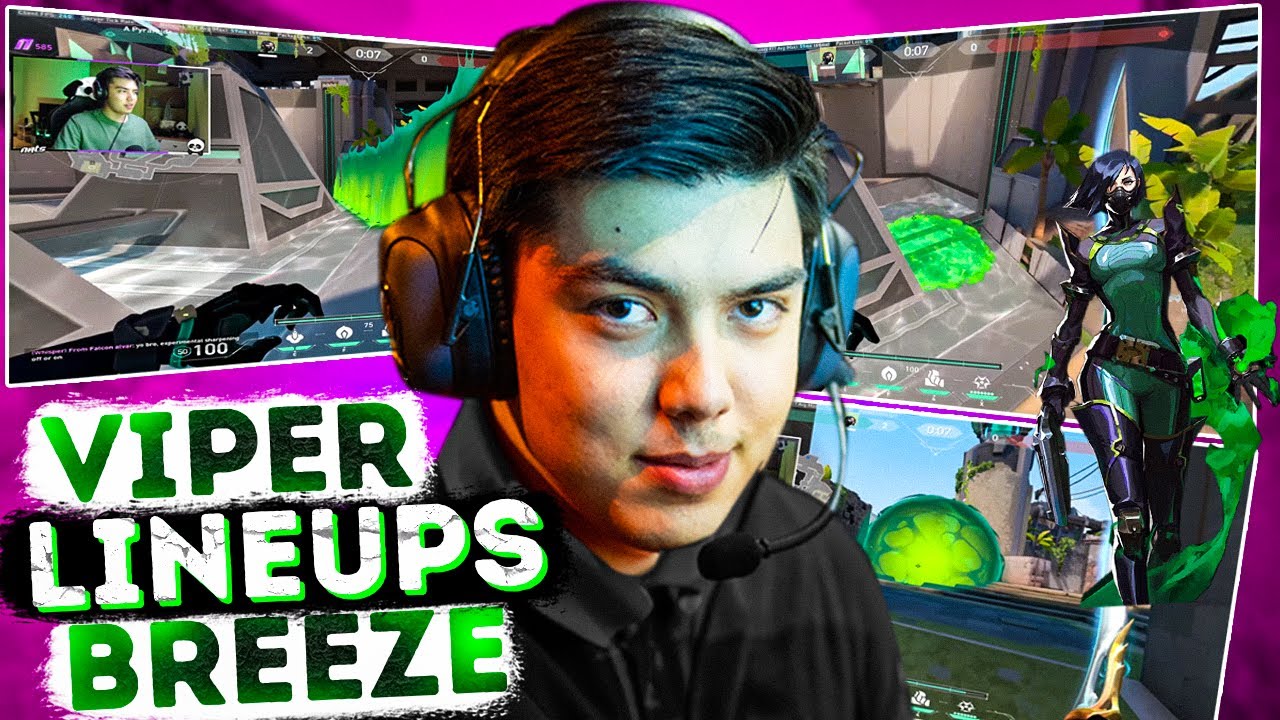 PRO Viper LINEUPS on Breeze ( Walls, Snake Bites, Poison Clouds) ( 4:3 RESOLUTION ) | nAts