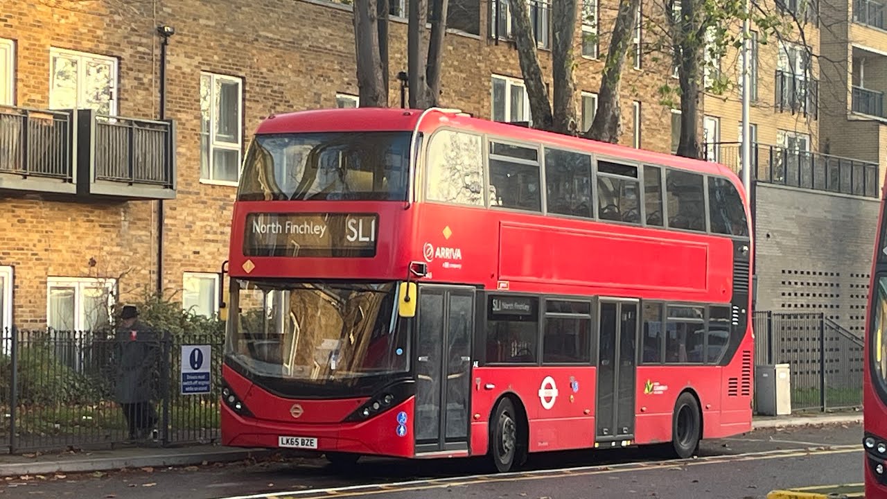 London bus route SL1 - Walthamstow Central to North Finchley (new route)