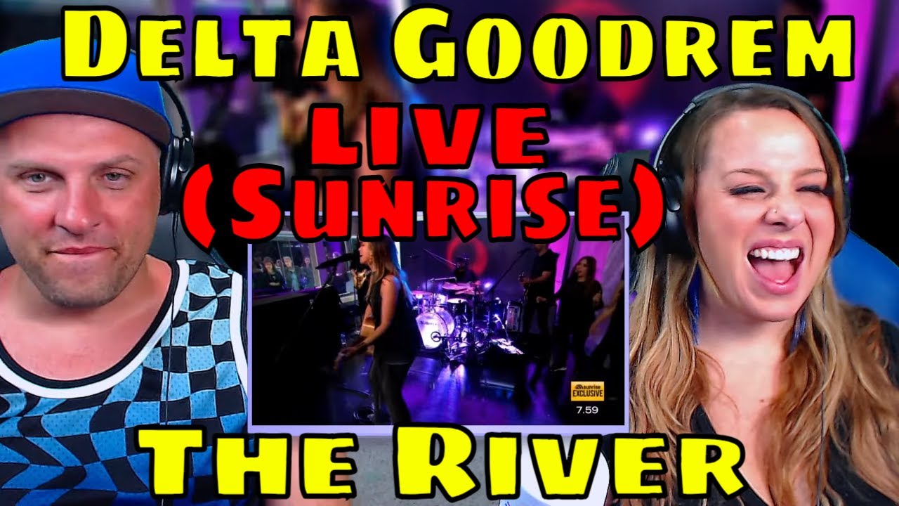 reaction to Delta Goodrem - The River (Sunrise) LIVE | THE WOLF HUNTERZ REACTIONS