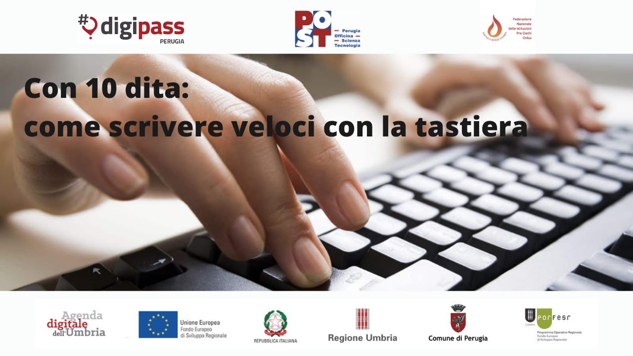 Con 10 dita: come scrivere veloci con la tastiera