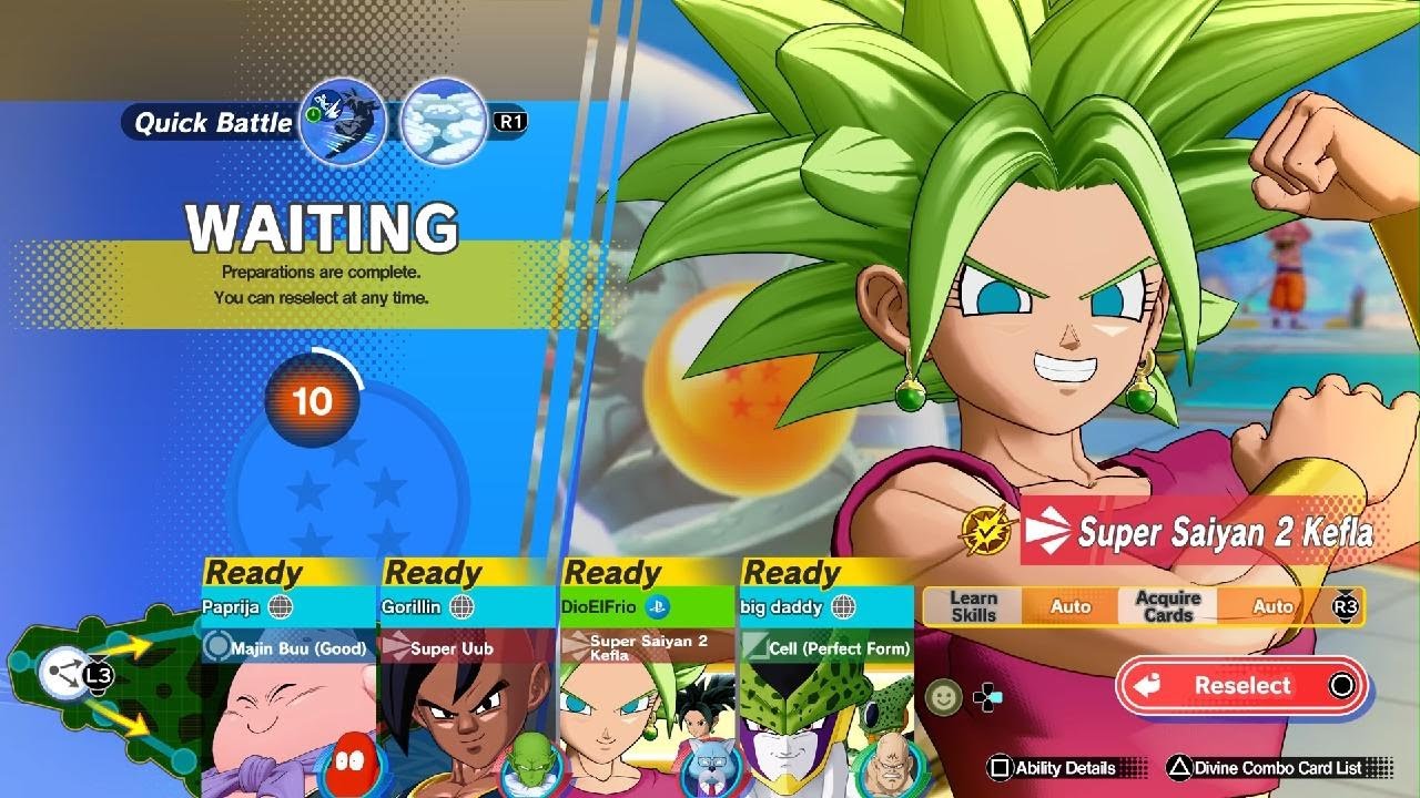KEFLA GOES APE IN DRAGONBALL SQUADRA!!!
