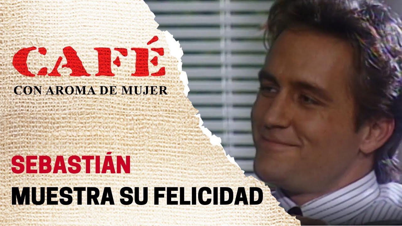 Sebastián se pone muy feliz al saber que Gaviota está soltera | Café, con aroma de mujer