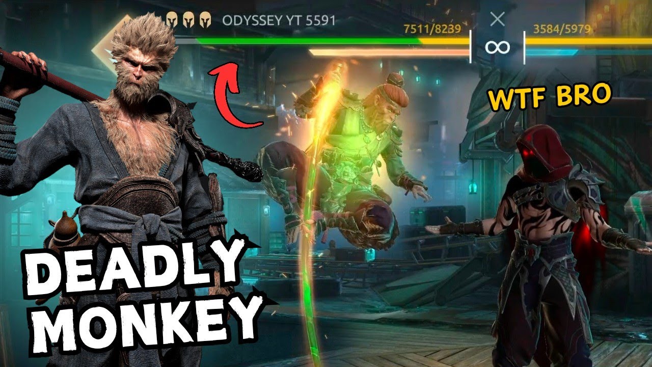 Monkey king becomes Deadly 😨 Full Comparison of the Latest Balance patch || Shadow Fight 4 Arena