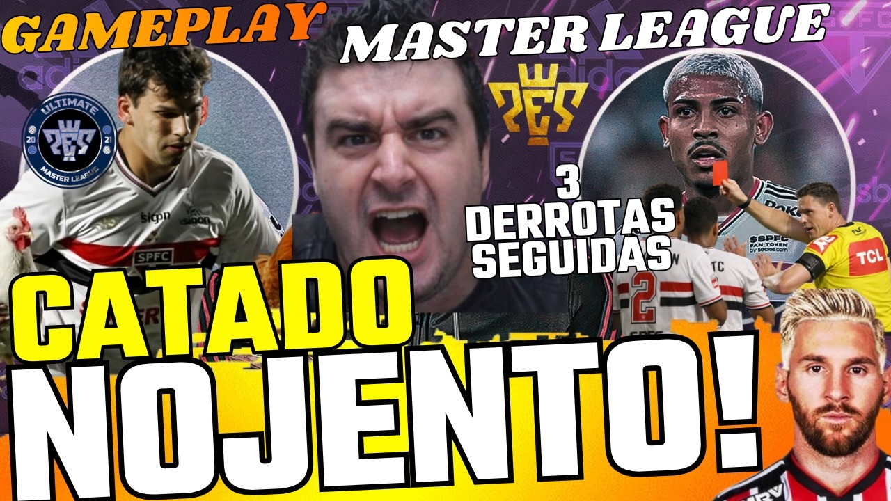CATADÃO! PÉSSIMA FASE: NOSSO SPFC COMEÇA A CAIR PELAS TABELAS l PORCO E FLAMENGO CHEGANDO l GAMEPLAY