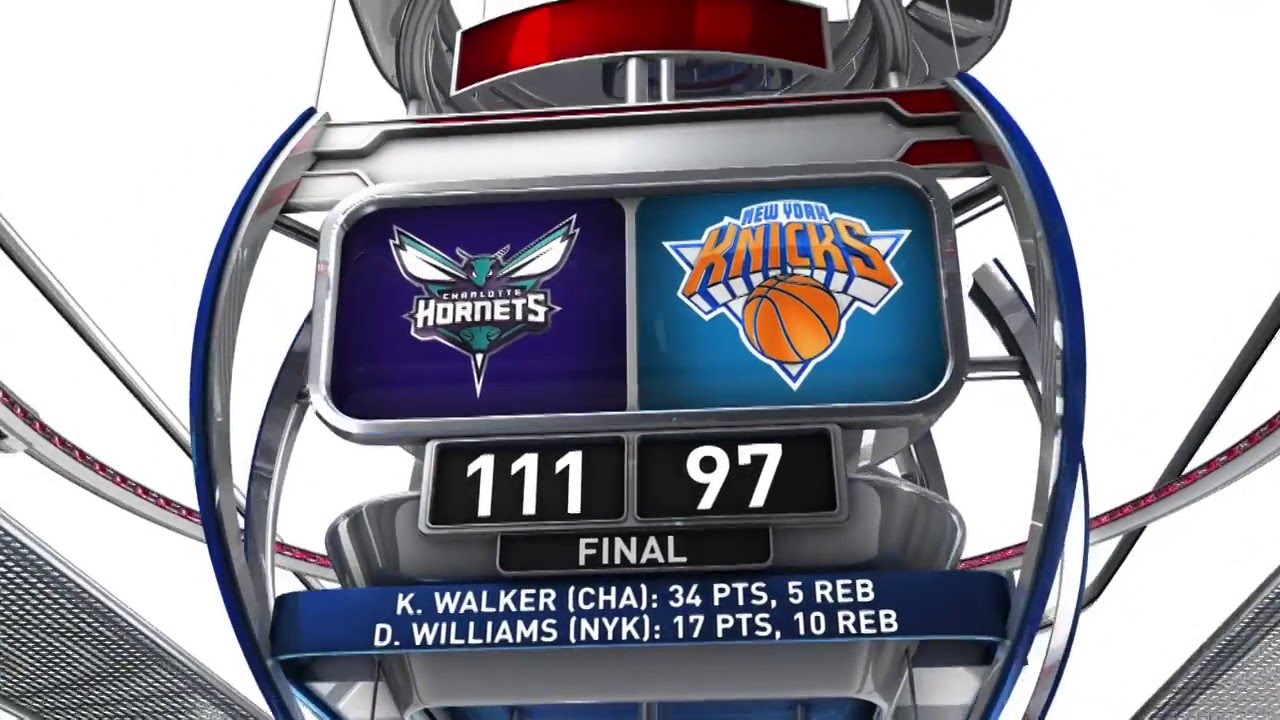 Charlotte Hornets vs. New York Knicks - April 6, 2016