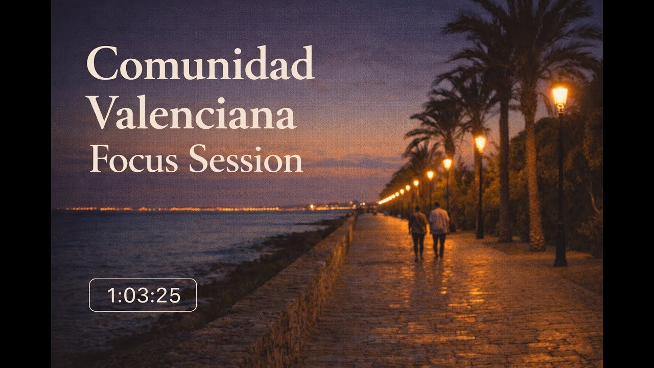 Comunidad Valenciana — Mediterranean Focus Session | Chill Jazz 1 Hour