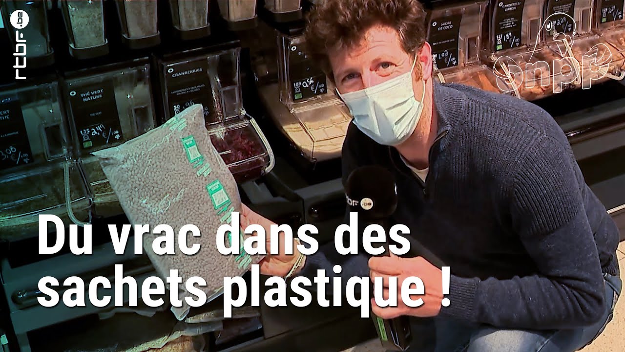 Du faux vrac dans les supermarchés ? (dans des sachets en plastique) - On n'est pas des Pigeons