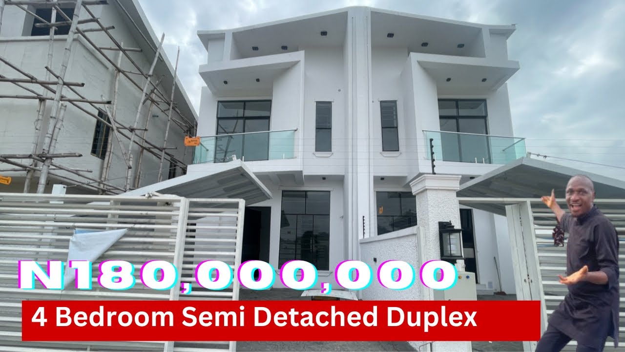 HOUSE FOR SALE IN LEKKI LAGOS NIGERIA | 4 Bedroom Semi Detached Duplex in 2nd Tollgate Lekki