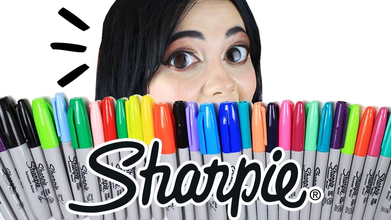 TENTANDO DESENHAR SOMENTE COM MINHAS CANETAS SHARPIE