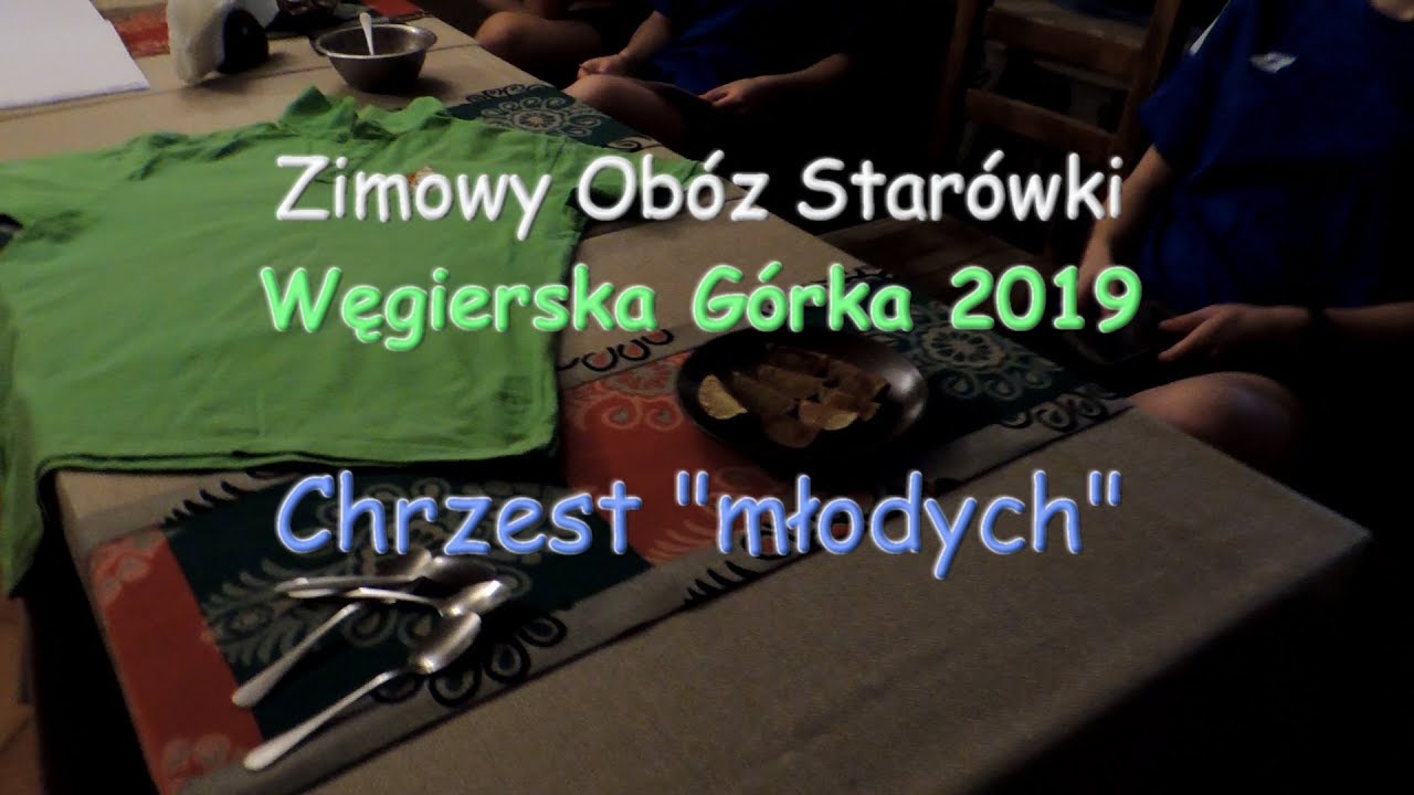 Zimowy Obóz Starówki-Węgierska Górka 2019-Chrzest 