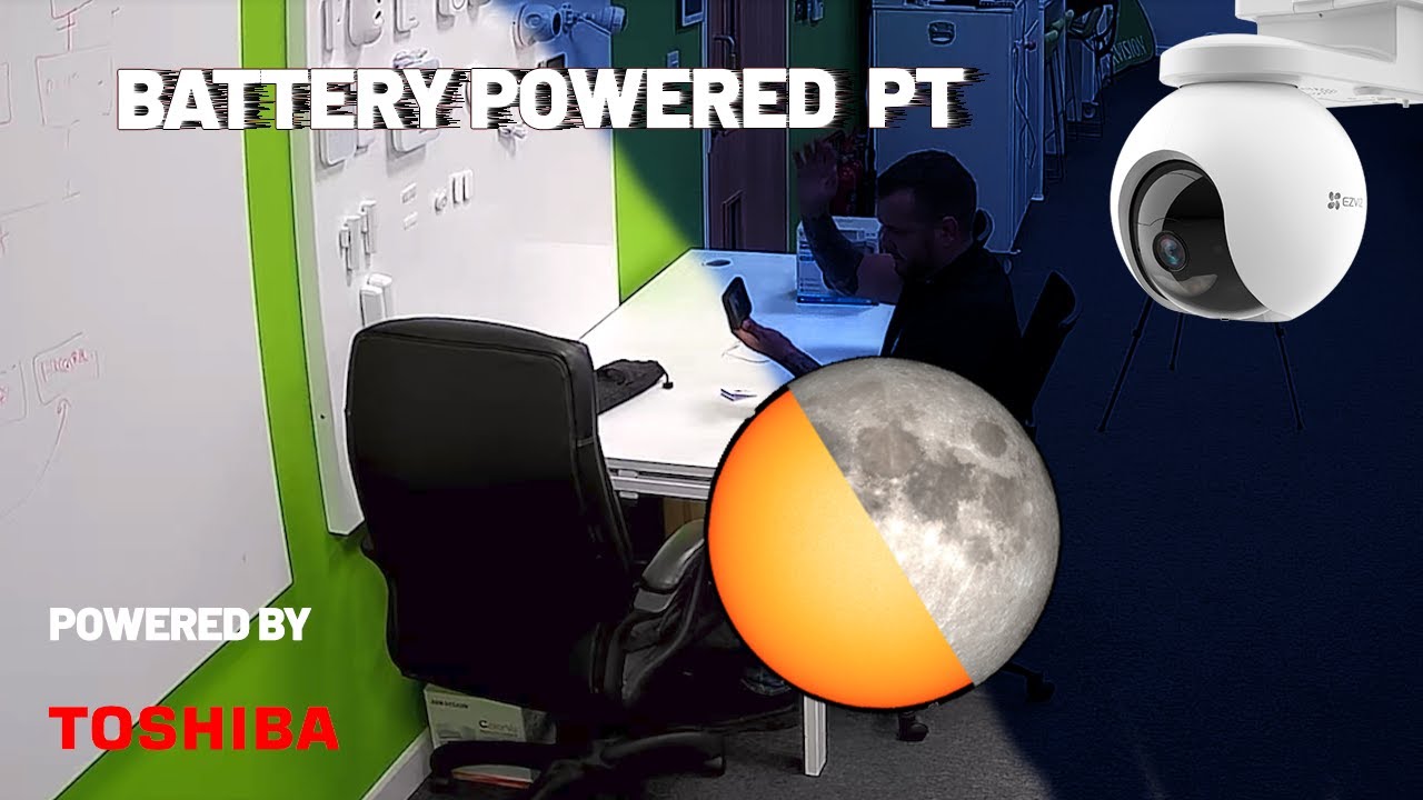 HOW TO SET UP YOUR WIRELESS BATTERY EZVIZ PT CAMERA - HB8