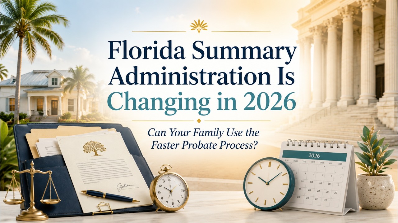 The Florida Probate Roadmap  Navigating the 2026 Law Changes