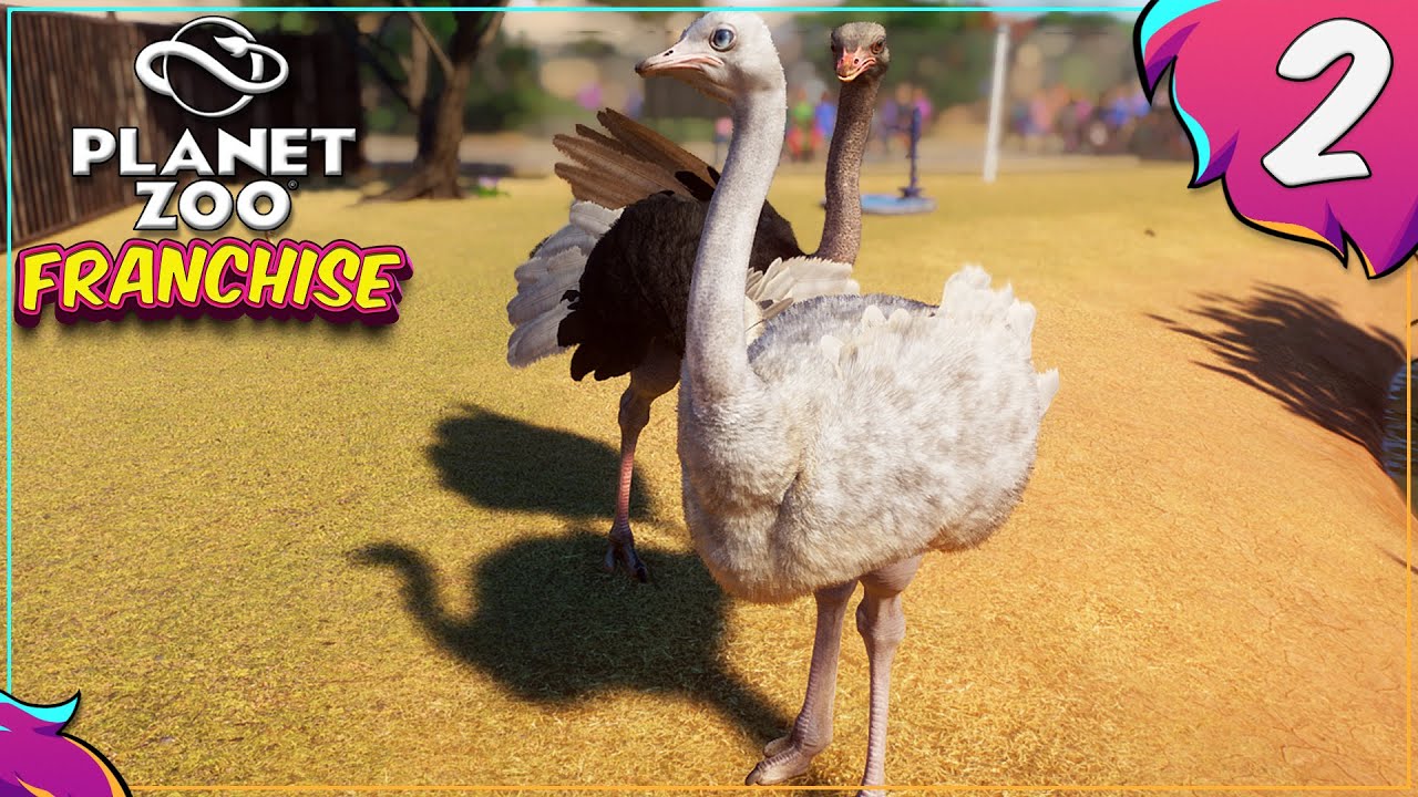 Planet Zoo - Ein Albino-Strauß für den Zoo | Franchise (Gameplay | Deutsch)