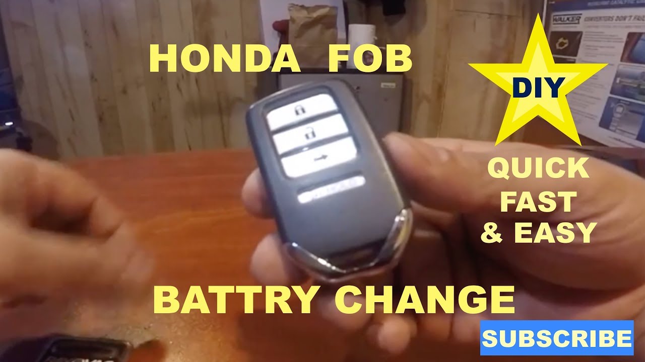Замена батареи брелока Honda Accord 2014 года