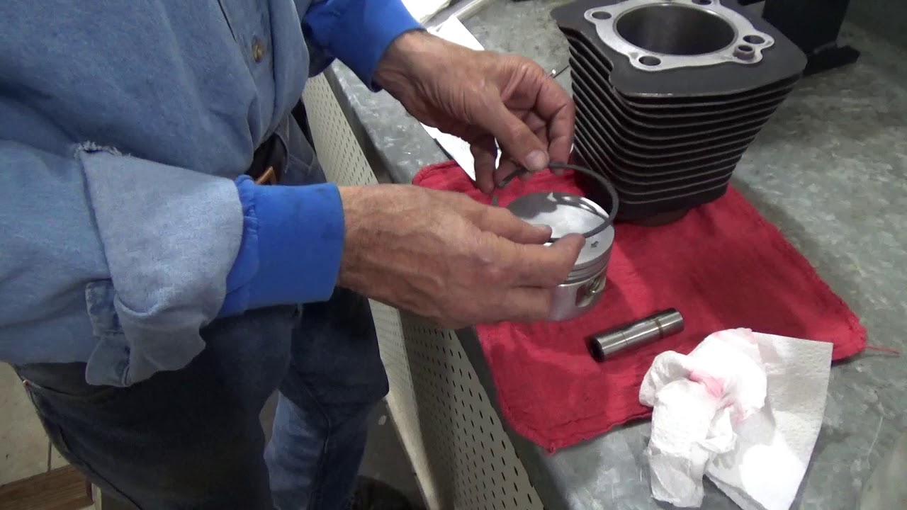 Evo Motor Assembly, Part 8, Fitting Piston Rings