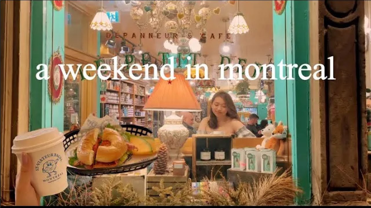 guide to a weekend in montreal vlog : bagels, endless poutine & cute cafes 🥯