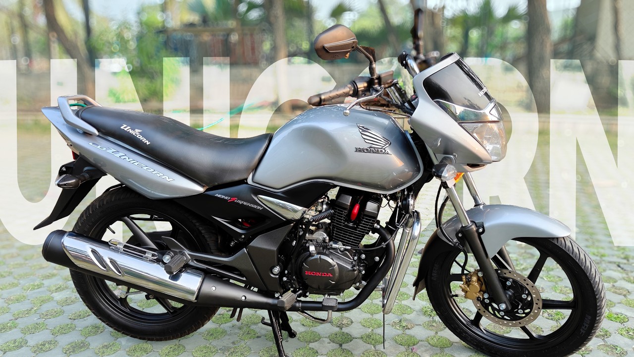 Honda CB Unicorn Grey Color Glassy Finish Modified • PaintingFromCm