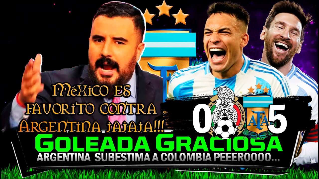 🇦🇷 🇲🇽🔥⚽ El Día que MÉXICO quería HUMILLAR a la selección  ARGENTINA y CASI LO LOGRA 💥