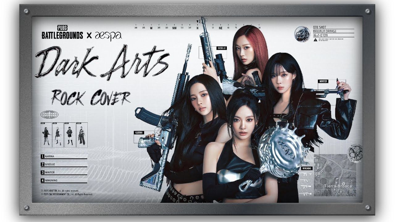 aespa x PUBG 'Dark Arts' Rock Cover