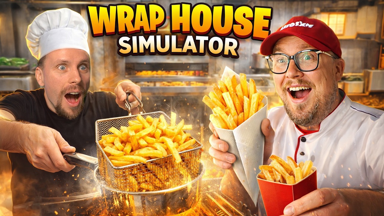 BJUDER PÅ POMMES FRITES I WRAP HOUSE SIMULATOR MED UFOSXM
