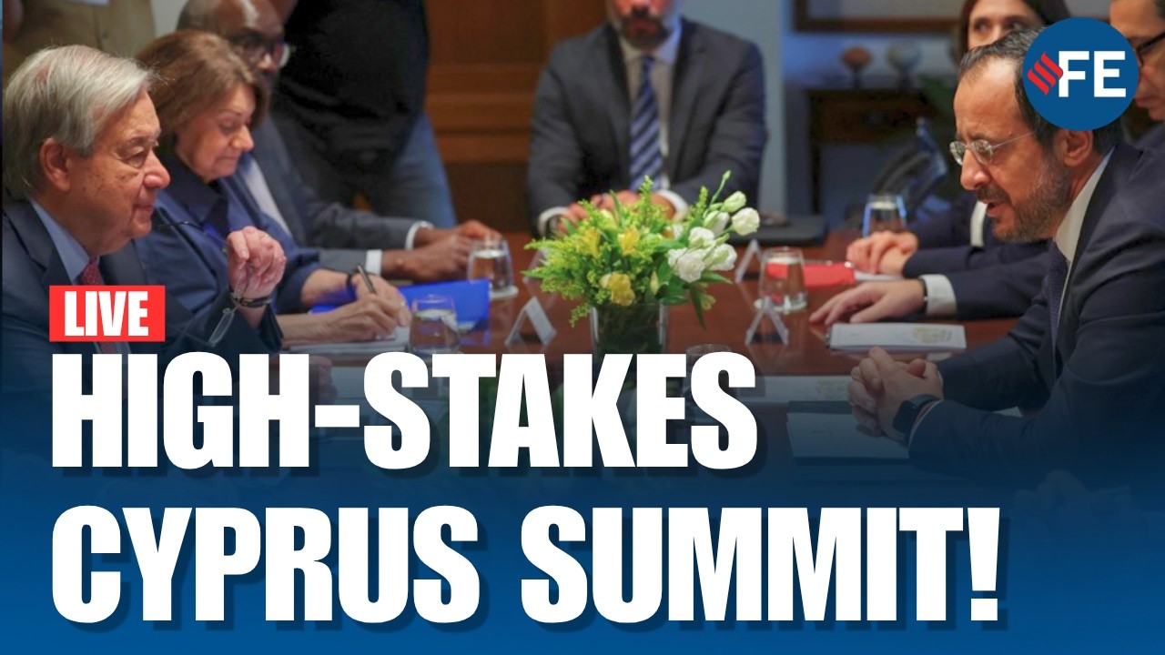 LIVE UN Chief Antonio Guterres Holds Key Cyprus Talks With Both Leaders in Nicosia
