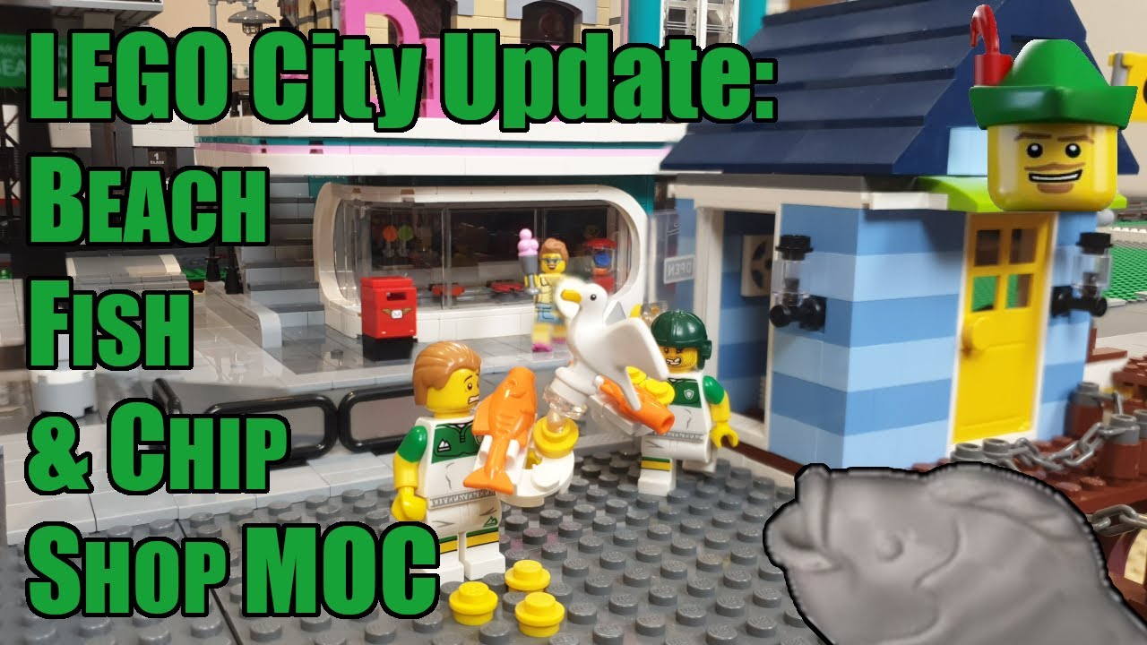 LEGO City Update - Beach Fish & Chip Shop MOC 31063 🐟🍟🏹