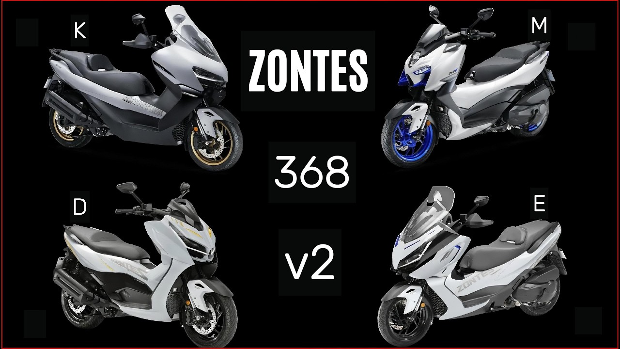 2026 Zontes 368 K M D E Models 4in1