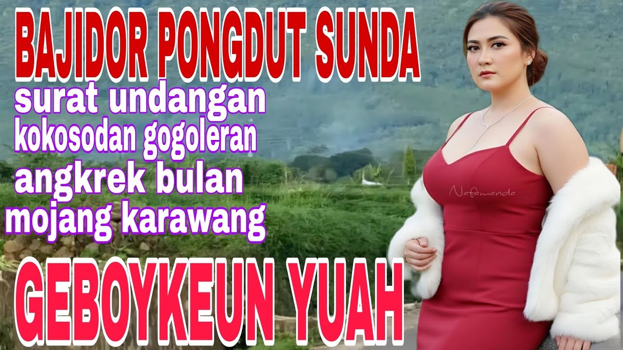 BAJIDOR PONGDUT SUNDA surat undangan kokosodan gogoleran angkrek bulan mojang karawang