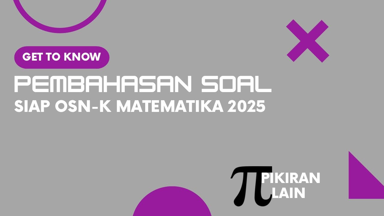 Siap OSN-K Matematika 2025 - Geometri (Aturan Kosinus Pada Segiempat Talibusur)