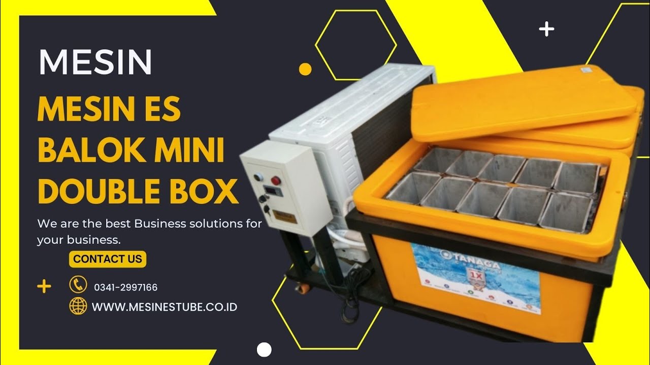 MESIN ES BALOK DOUBLE BOX I ICE BLOCK MACHINE