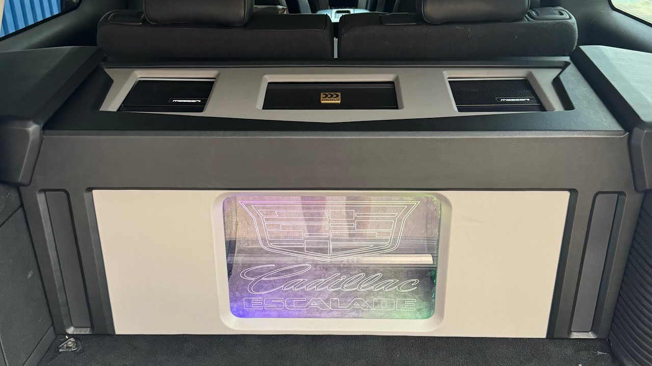 High-End Audio/Custom Fabrication in a 2013 Cadillac Escalade ESV Platinum