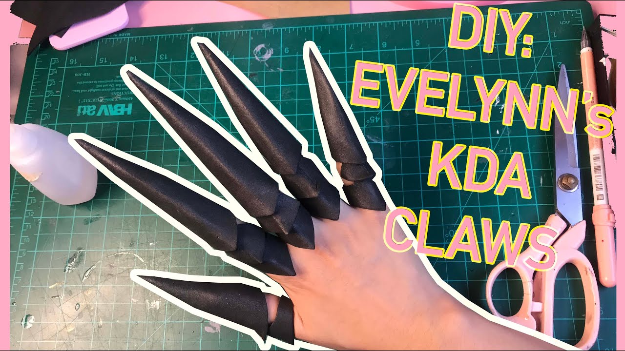 KDA Evelynn’s Claws DIY cosplay tutorial