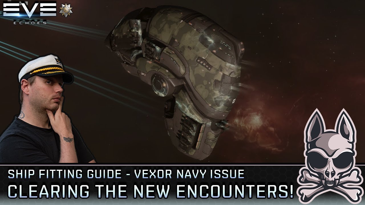 The VEXOR NAVY ISSUE Easily Clears The New Encounters!! COMBO OMEGA WINNERS!!! || EVE Echoes