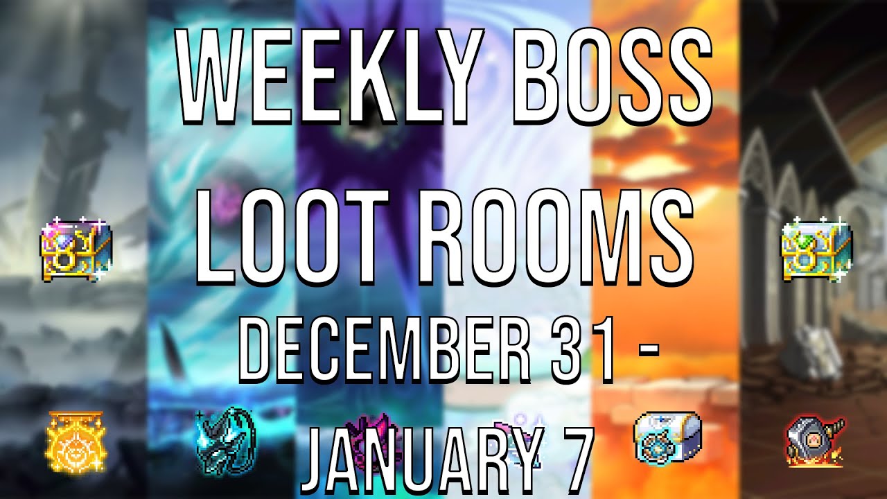 [GMS Kronos] Weekly Boss Loot Rooms (December 31-January 7)