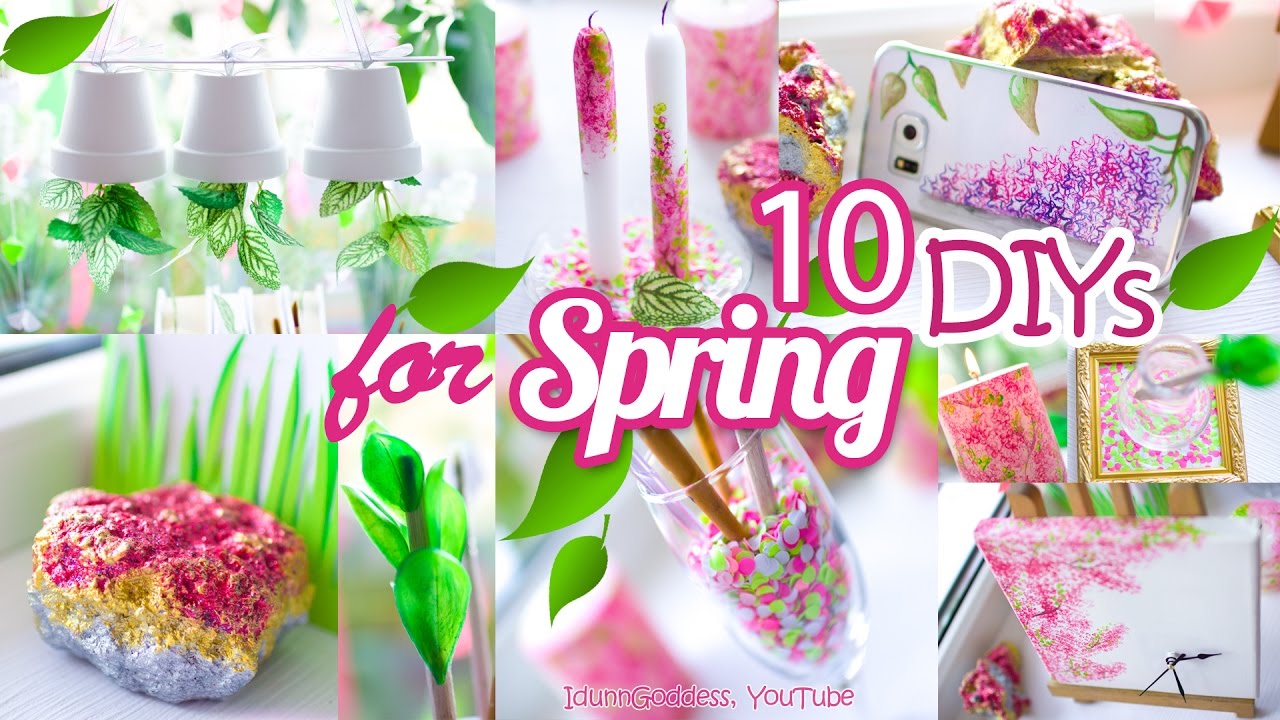 10 DIY Room Decor and Desk Organization Ideas For Spring – 10 Awesome DIY Projects