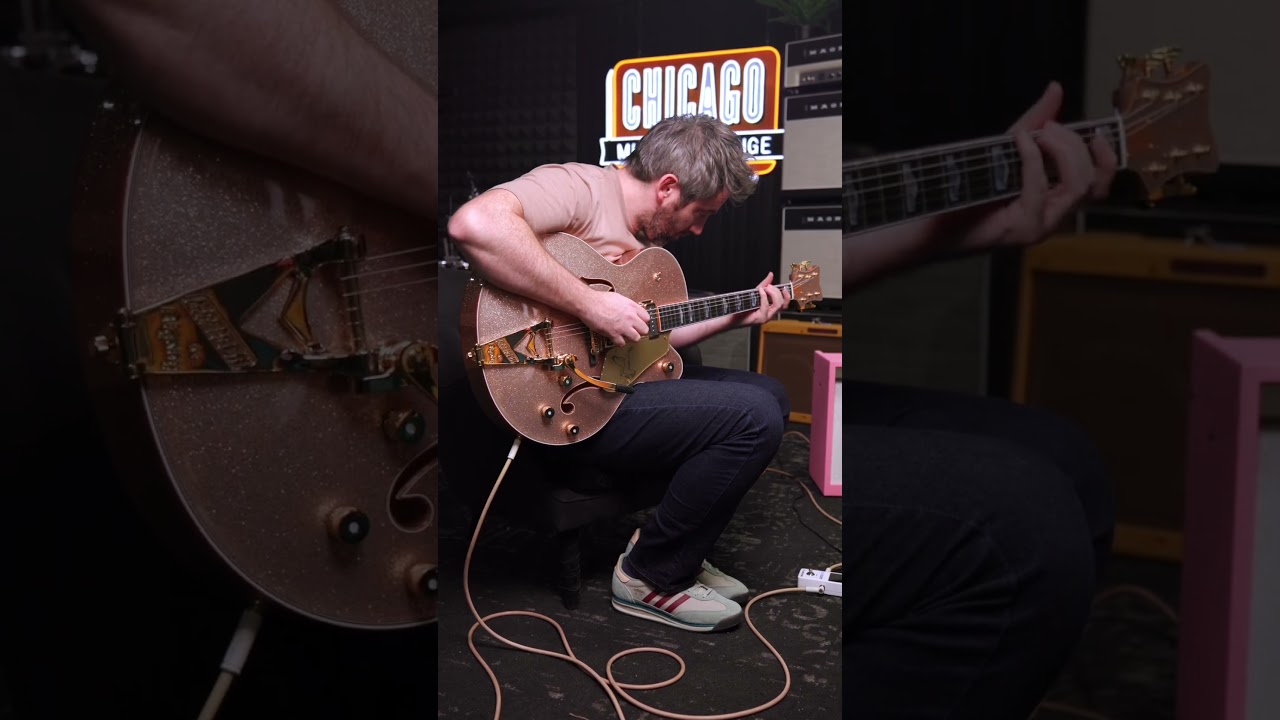 CHAMPAGNE SPARKLE Master Built Gretsch Guitar!