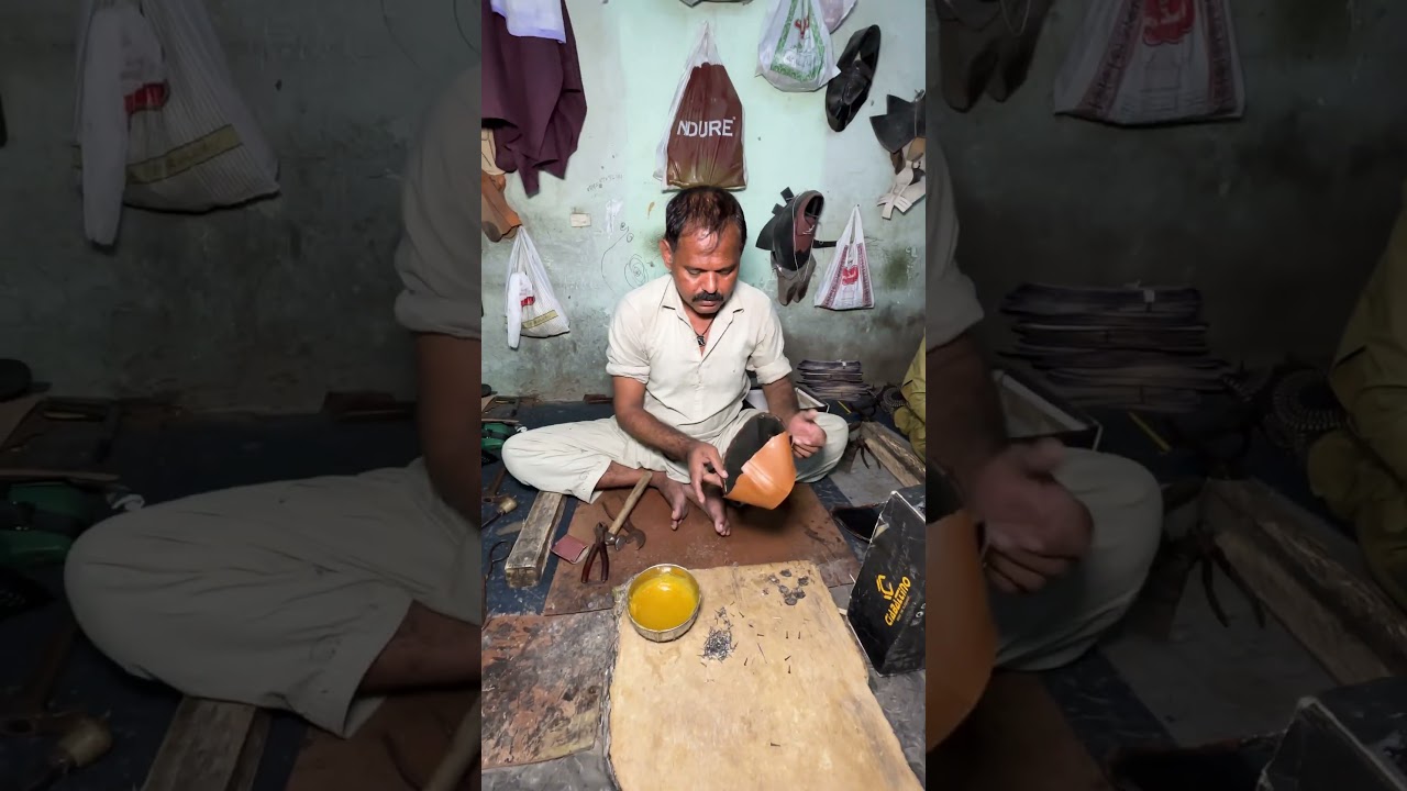 How Leather Shoes Are Made in Factory Complete Process
