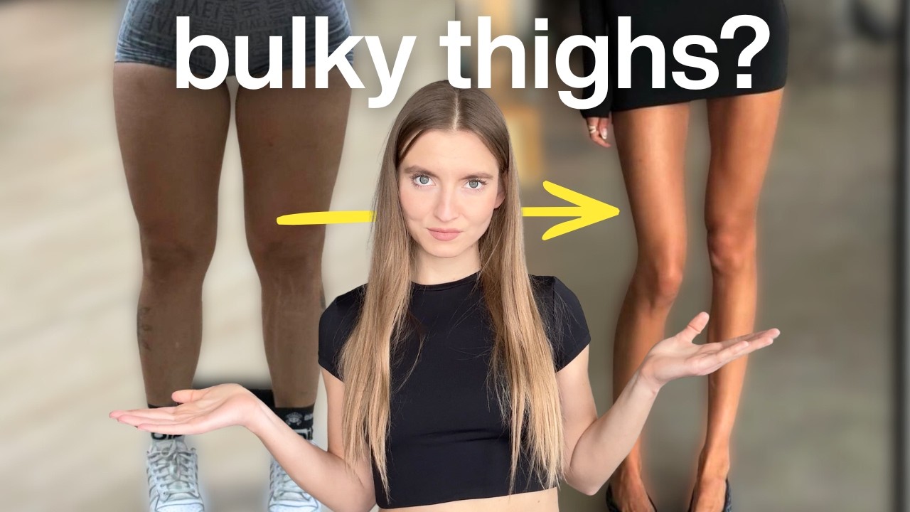 How I finally got slim & toned legs after years of muscular thighs (5 mistakes)