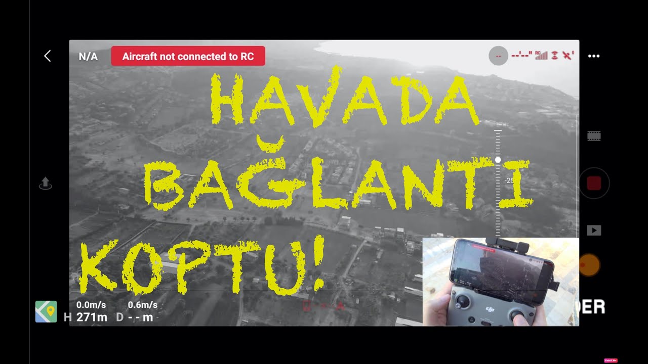 DJI Mavic Air 2 ile şehir üstünden menzil denemesi