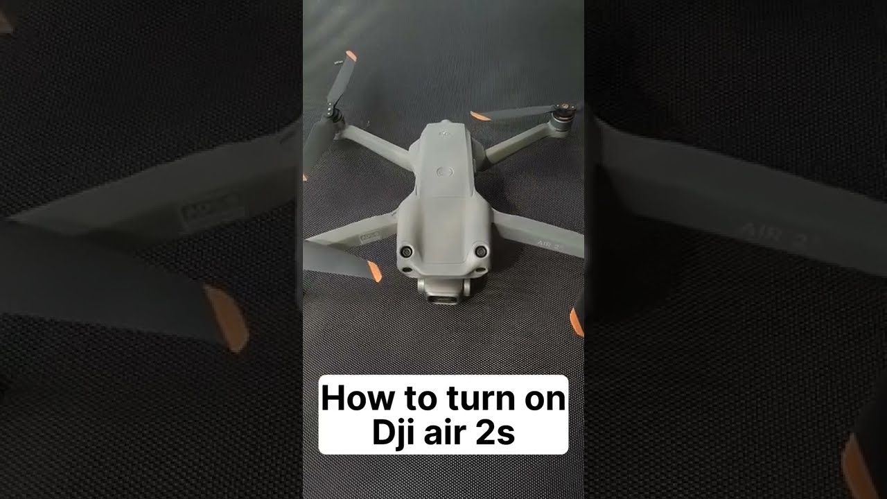 How to turn on Dji air 2s | Beginners Guide #shorts