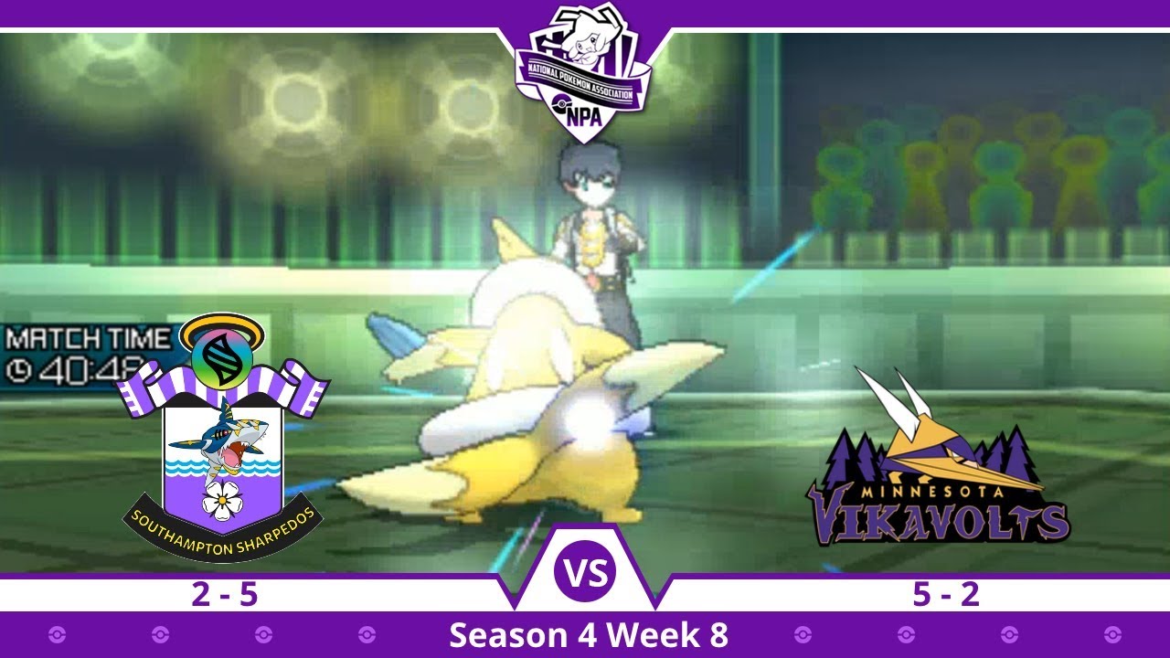 NPA Season 4 Week 8 Southampton Sharpedos vs Minnesota Vikavolts